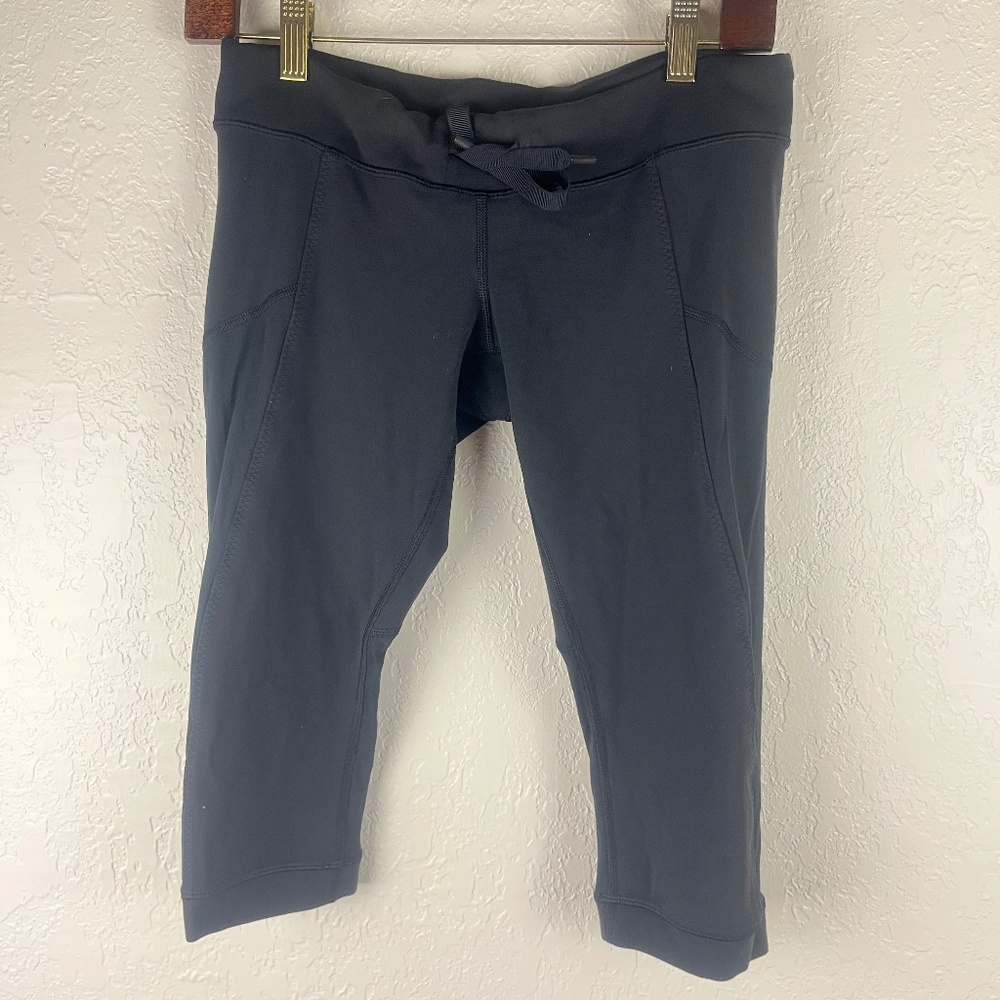 Lululemon Bhakti Yoga Cropped Leggings 17” Black Draw